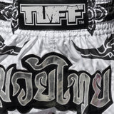 TUFF Traditional The Great Hongsa Muay Thai Shorts - White