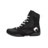 Venum Contender Mid Cut Boxing Shoes - Black