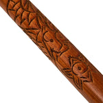 Jo Staff Red Carved Dragon 50" (4ft)