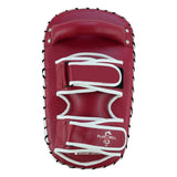 Playwell Elite Deluxe " Maroon Series " Leather Curved Thai Pad