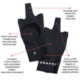 Grappz - Finger Tape Alternative Compression Grappling Gloves V2