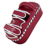 Playwell Elite Deluxe " Maroon Series " Leather Curved Thai Pad