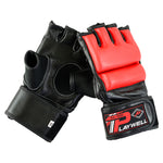 Hybrid MMA Leather Combat Grappling Gloves
