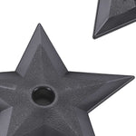 Black Polypropylene Full Contact Ninja Stars