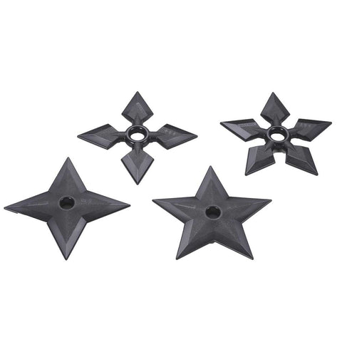 Black Polypropylene Full Contact Ninja Stars