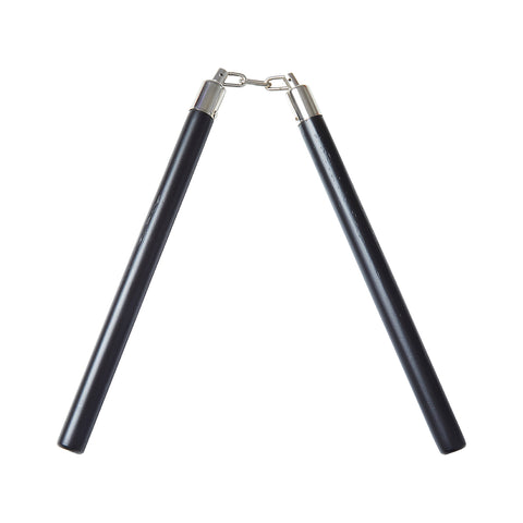 Competition Wooden Speed Nunchucks Chain 11" - Black (PRE ORDER ONLY)