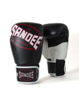 Sandee Black Leather Cool Tech Muay Thai Boxing Gloves - Black