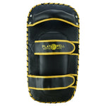 Playwell "Rexine Leather" Curved Target Thai Pad-Black/Gold