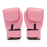 Fairtex BGV1 Black Universal Leather Boxing Gloves-Pink