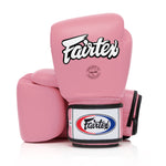 Fairtex BGV1 Black Universal Leather Boxing Gloves-Pink