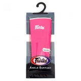 Fairtex AS1 Muay Thai Ankle Supports-Pink