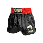 Venum Classic Muay Thai Shorts-Red/Black/Gold