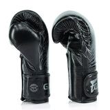 Fairtex BGVG3 X Glory Leather Black Boxing Gloves