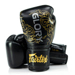 Fairtex BGVG3 X Glory Leather Black Boxing Gloves