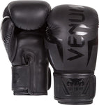 Venum Elite Boxing Gloves-Black/Black