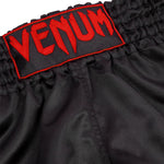 Venum Classic Muay Thai Shorts  - Black/Red