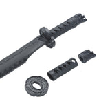 Black Polypropylene Curved Sword