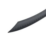 Black Polypropylene Curved Sword
