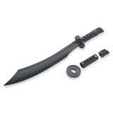 Black Polypropylene Curved Sword