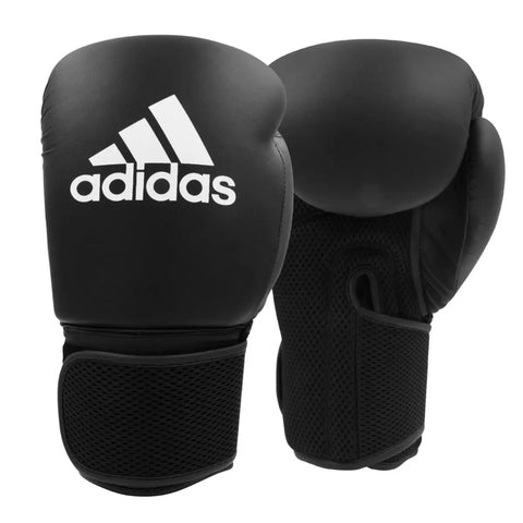Adidas Hybrid 25 Mesh Boxing Gloves-Black