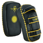 Playwell "Rexine Leather" Curved Target Thai Pad-Black/Gold