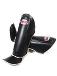Sandee Authentic Leather Shin Guards - Black