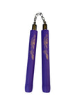 Nunchaku Foam Purple With Chain-12" (Beginners/Children/Ladies)
