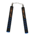 Foam Nunchaku Ball Bearing With Grip (Blue Grips)