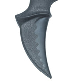 Black Polypropylene Combat "Karambit" Training Knife