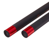 Deluxe Foam Speed Nunchucks With Chain - Black/Red - 11"