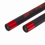 Deluxe Foam Speed Nunchucks With Chain - Black/Red - 9"