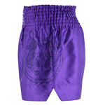 Twin Tiger Satin Muay Thai Competition Fight Shorts-Purple