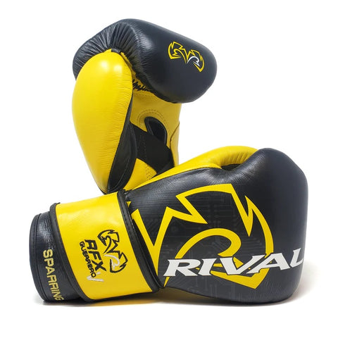 RIVAL RFX- Guerrero Sparring Gloves P4P Edition - Black/Yellow