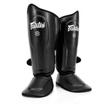 Fairtex SP9 Ultra Ergo Muay Thai Shin Pads-Black