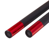 Deluxe Foam Speed Nunchucks With Cord - Black/Red - 11"