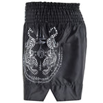 Twin Tiger Satin Muay Thai Competition Fight Shorts-Black