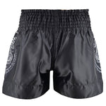 Twin Tiger Satin Muay Thai Competition Fight Shorts-Black