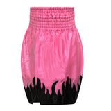 Ladies Pink Satin Training Shorts