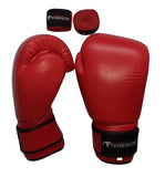 Direct Strength 16oz Boxing Gloves & Wraps -Black/Red/Blue/White Colours Available