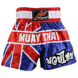 Muay Thai Competition Fight Shorts-UK Flag