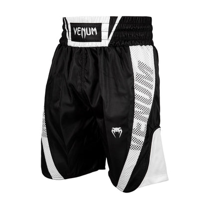 Venum Elite Pro Boxing Shorts-Black/White