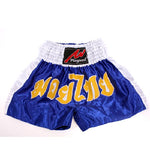 Muay Thai Competition Fight shorts-Blue/White