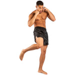 Venum Logos Muay Thai Fight Shorts - Black