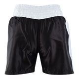 Childrens Competition Boxing Shorts - Black/White