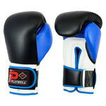 Elite Range: Pro V2P Leather Boxing Glove - Black/Blue