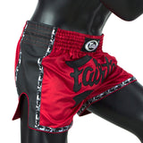 Fairtex Slim Cut Muay Thai Fight Shorts - Red