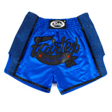 Fairtex Slim Cut Muay Thai Fight Shorts - Royal Blue