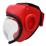 Kudo Red Headguard: Full Mask