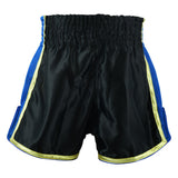 Muay Thai Competition Playwell Fight shorts-Black/Blue