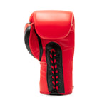 Ringside PRO Sparring Heavy 18oz Leather Lace Boxing Gloves - Red